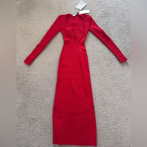 Magda Butrym red knit maxi dress - Picture 6 of 12